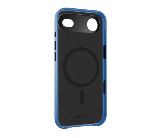 YAXO Leather Gear Slim Case MagSafe iPhone 17 Air Electric Blue - 1455883 - zdjęcie 3